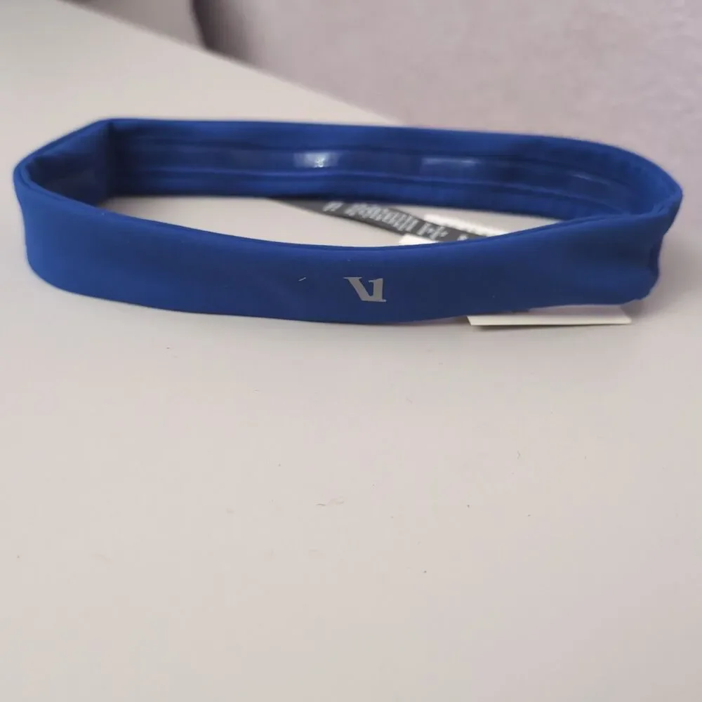 NEW Vuori Volley Headband Copenhagen Blue Purple Unisex Hair Band NWT Yoga Gym